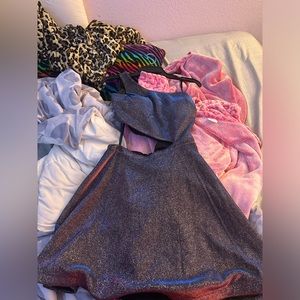 City vibe shimmer dress